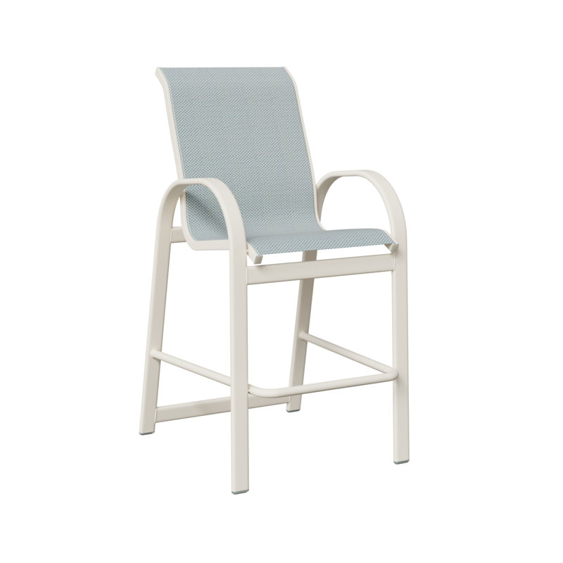 Fauteuil de bar berlinois Berlin Gardens, Interlock Calypso, Blanc mat