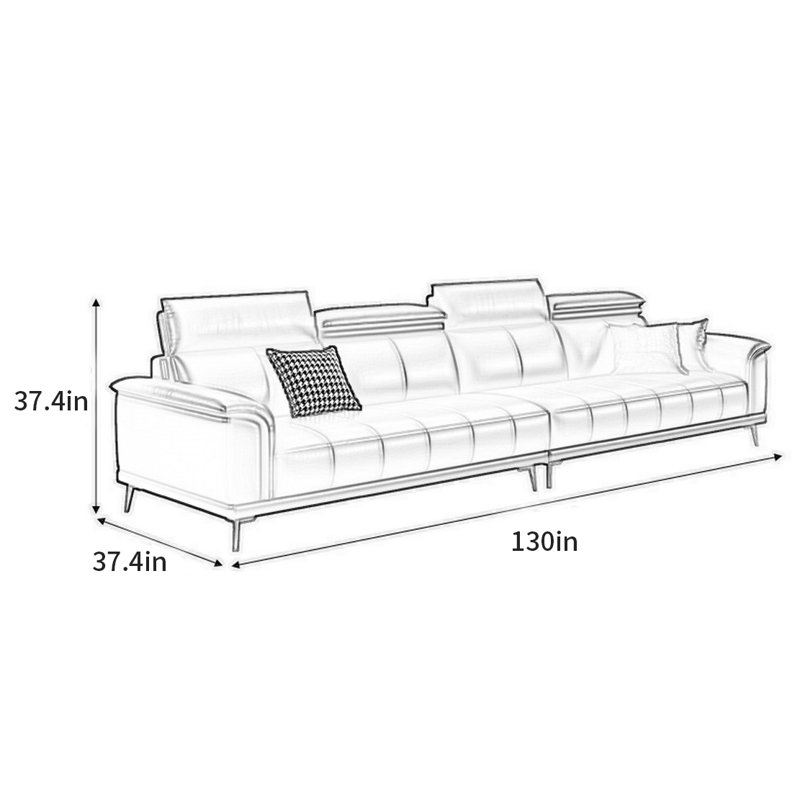 Marciniak, H 37,4 po x l 130 po x P 37,4 po