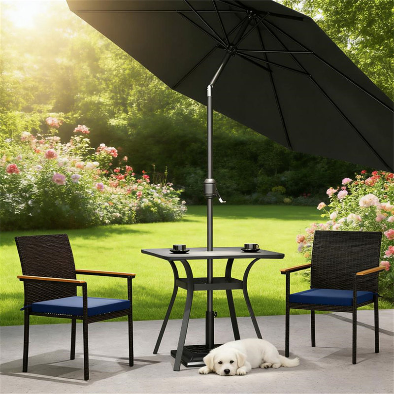 Set Of 2 Dining Chair(Only Dining Chairs), Bleu marine