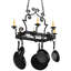 35" Long Elara 6 Light Pot Rack