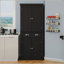 Armoire de rangement pour garde-manger de 71 po avec 4 portes, tiroir, 2 tablettes réglables et armoire autoportante pour le salon de la salle à manger-1313323820