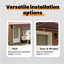 vidaXL Polyester Retractable Patio Awning-125829376-125829384