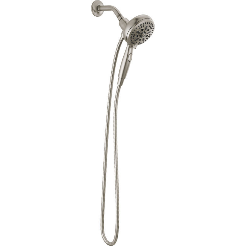 Pomme de douche à main magnétique Suredock avec technologie H2Okinetic, Inoxydable