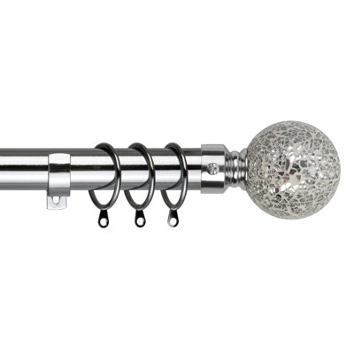 Adjustable Single Curtain Pole