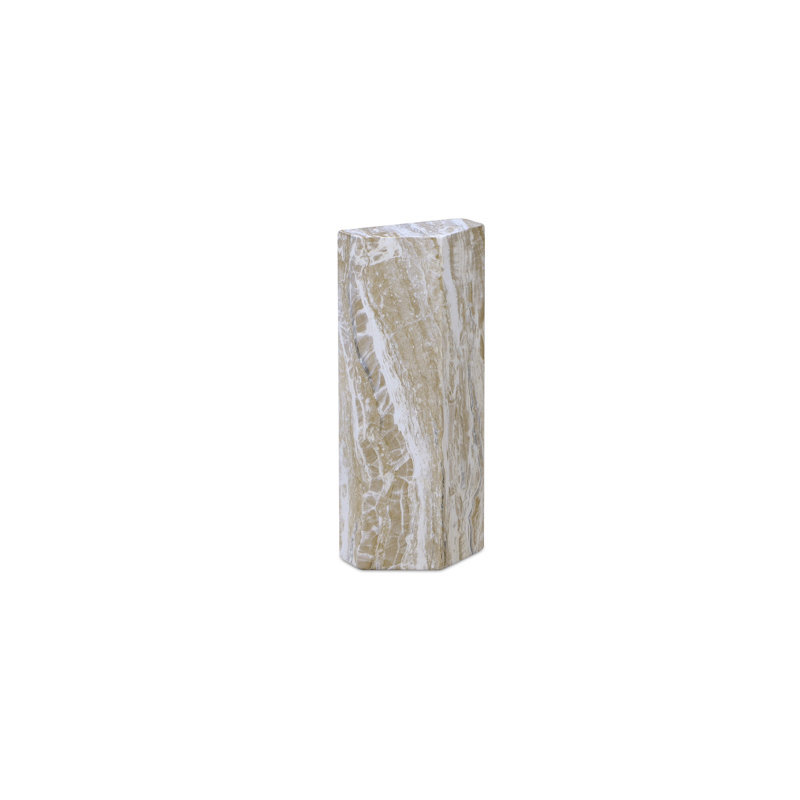 Nix Outdoor Side Table Green, Sage Marble