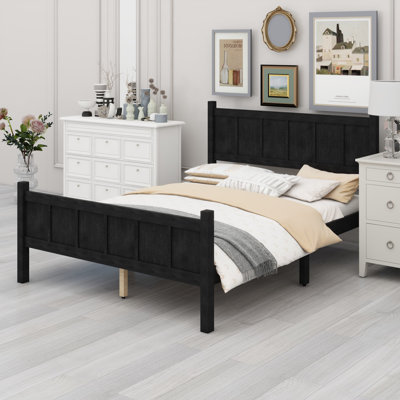 Structure de lit minimaliste de style Shaker