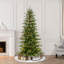 Arbre de Noël épinette verte avec lumières-88564392
