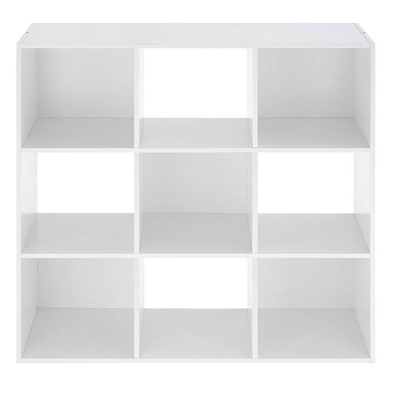 9-SECTION CUBE ORGANIZER-WHITE, White