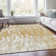 Premium Machine Washable Prisco Gold Rug