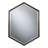 Metal Hexagon Wall Mirror