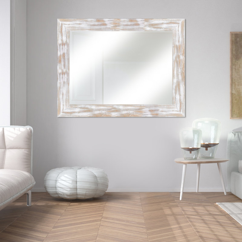 Miroir Elite, 52,25 po x 40,25 po, Blanc
