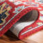 Tapis rouge / bleu en laine touffeté à la main Betsy Southwestern-32293804