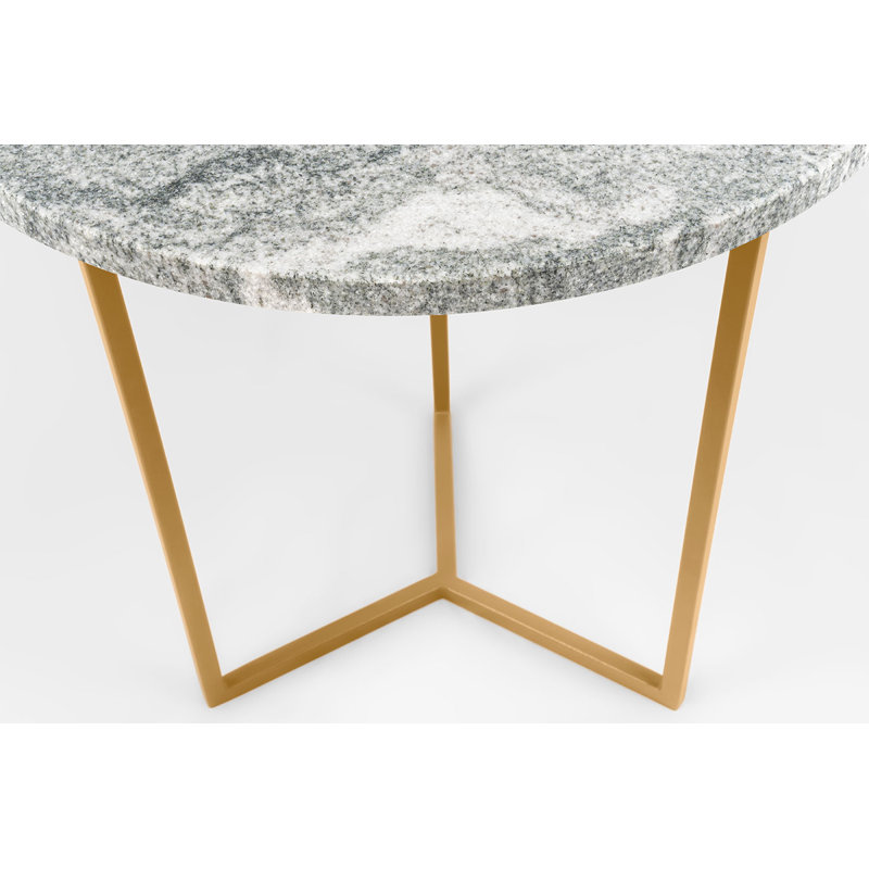 Aeesha Frame End Table, Gold