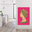 Art mural emblématique grand profil contemporain-129092083