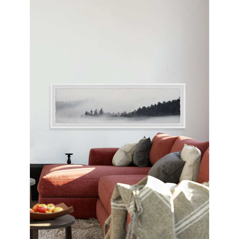 Hazy Lake - Single Picture Frame Print, 38cm H x 114cm W