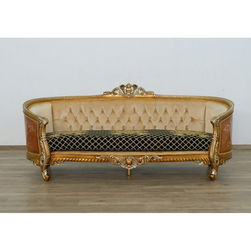 Luxor Sofa, 44.5" H x 79" W x 37.5" D, Brown