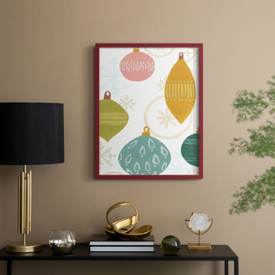 Collection Modern Holiday, reproduction encadrée B - bois massif
