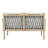 Outdoor Acacia Wood Loveseat & Coffee Table Set-1819380578