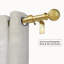 Tringle à rideaux simple 5/8 po avec embouts Balle-1271541348-1271541345