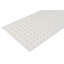 Feuille simple BS-01R transparent / diamètre 0,500 po x hauteur 0,140 po / paquet de 50 pare-chocs