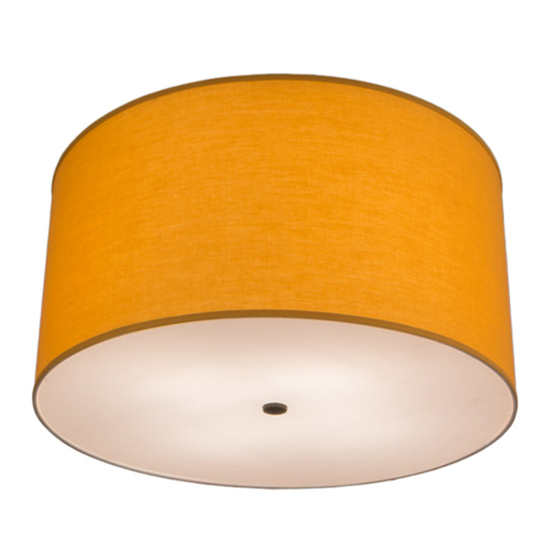 Cilindro 4 - Light Chandelier, 19" H x 27" W x 27" D, Vintage Gold Textrene