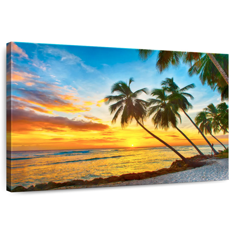 Gillard Quiet Barbados Beach, 30" H x 45" W