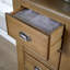 Gwenaelle Fully Assembled Solid Wood with Oak Veneer 4 Drawer Chest Storage Unit