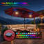 15 pi Double parasol solaire de patio-785967801