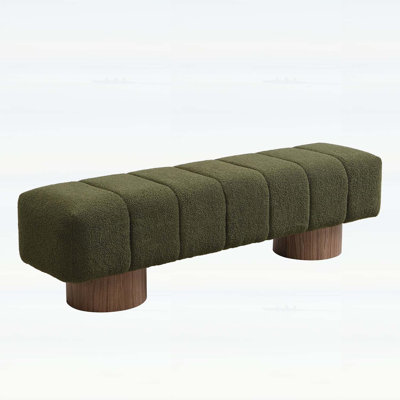 Versatile Upholstered Dining Bench with No-Assembly, High-Density Foam, and Floor-Friendly Design for Multiple Uses in Home