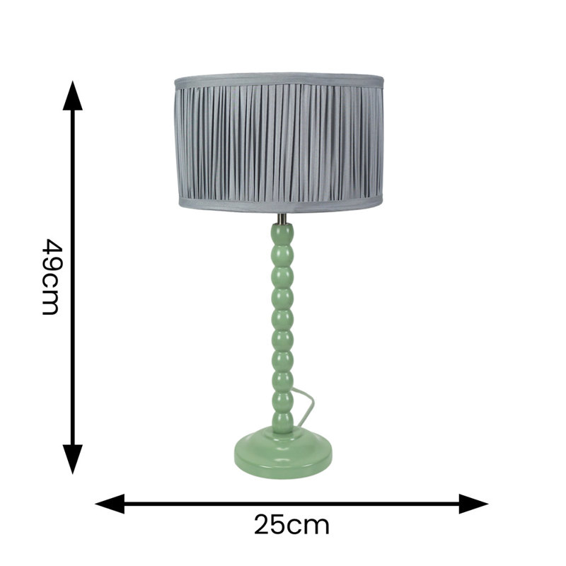 Rosino Table Lamp, Blue, Green, No