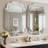 Large Horizontal or Vertical Frameless Beveled Edge Mirror
