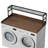 Washer Dryer Countertop With Shelf, 2-Tier Laundry Room Wood Topper With Edge-110205024