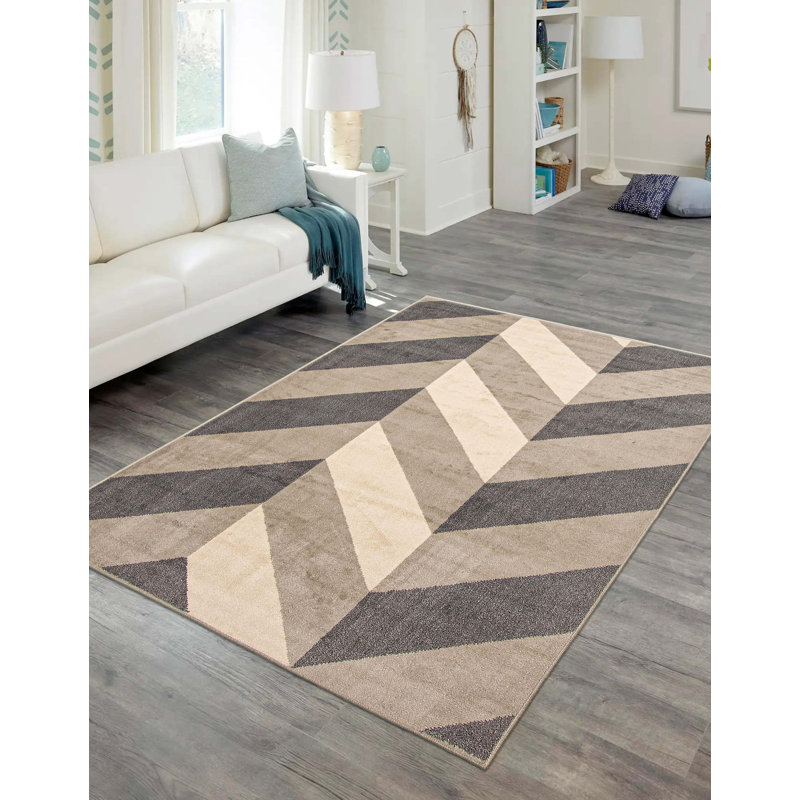 Damarie Gray Rug, Rectangle 8' x 10'