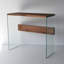 Arkoe 91cm Solid Wood Top Console Table
