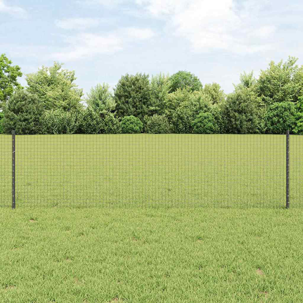 Vidaxl Fence With Posts Steel