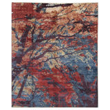 Hand Knotted Wool Area Rug