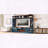 Wall Unit Entertainment Center with Electric Fireplace and Bookshelves for TVs up to 80"