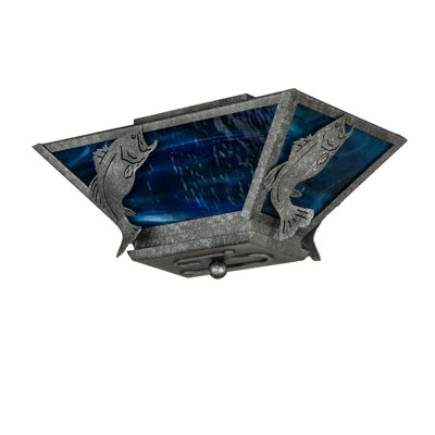 Glass Semi Flush Mount