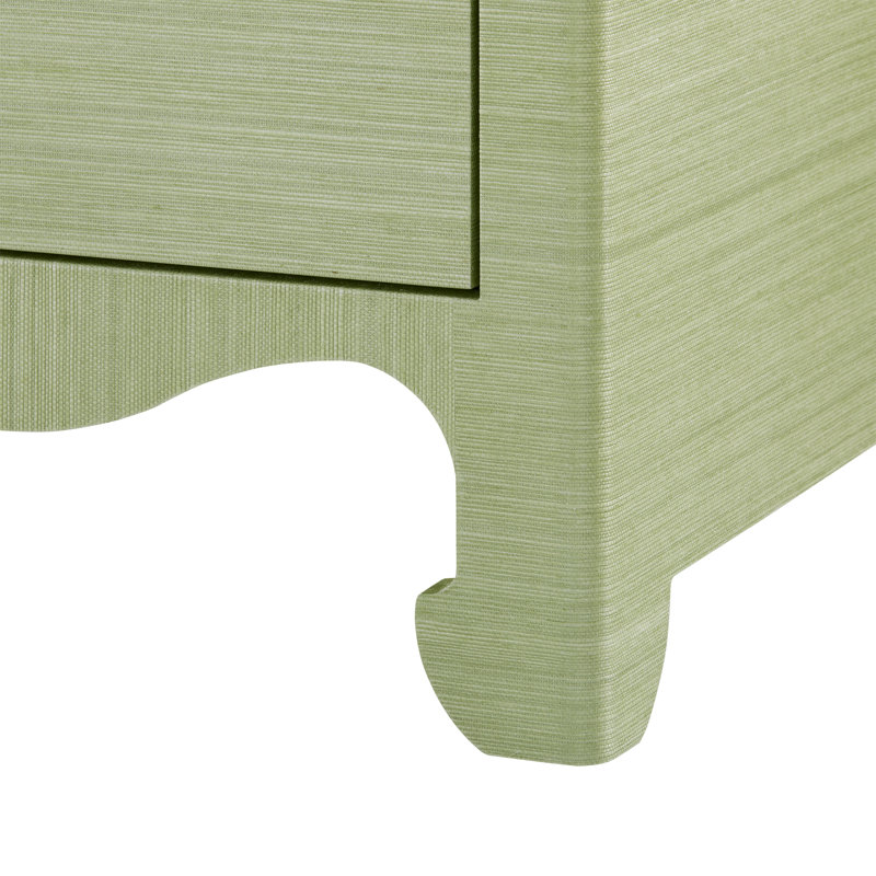 Gianna 3-Drawer End Table, Spring Green