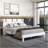 Queen Platform Bed - White