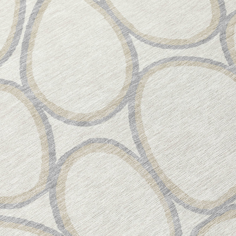 Tapis ivoire intérieur / extérieur Elantra , 5' x 7'6"