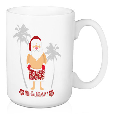 Grande tasse à café mele kalikimaka Maloree