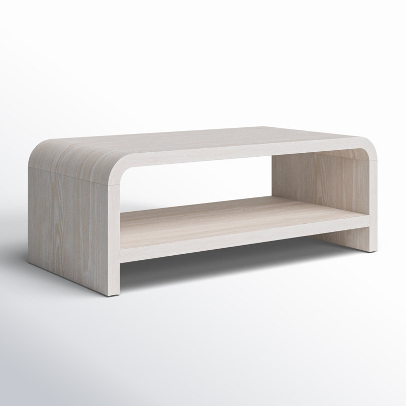 Solid Wood Coffee Table with Storage
