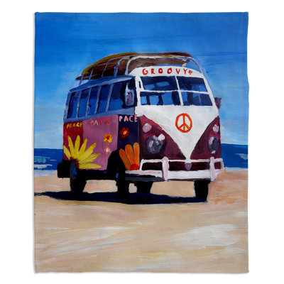  Couverture pour bus Groovy Peace