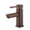 Robinet de salle de bains monotrou avec ensemble de drainage