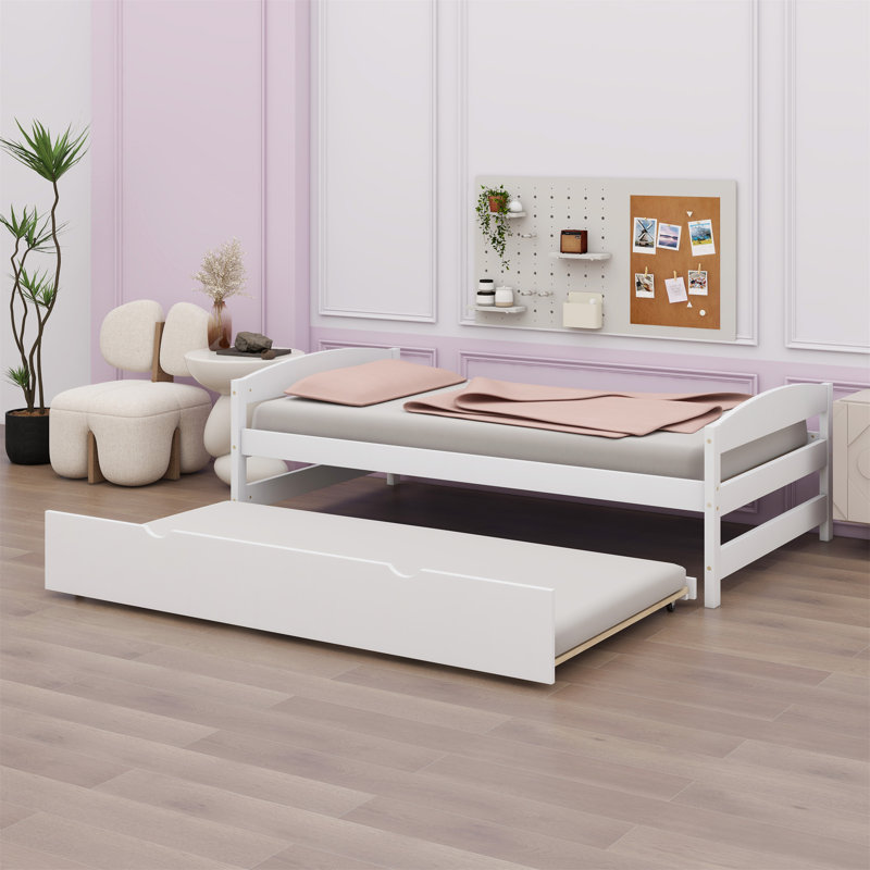 Platform Bed With Trundle