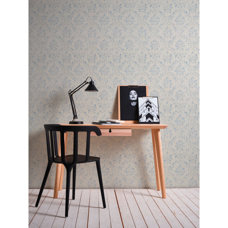 Calabro 10.05m x 53cm Matte Wallpaper Roll, Grey
