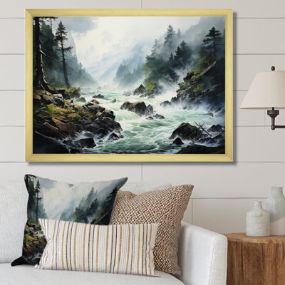Berndien Storm Cascading Waters I - reproduction sur toile