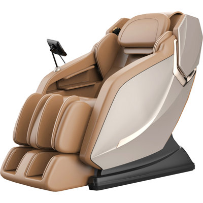 Fauteuil inclinable SL-Track de fauteuil de massage complet à gravité zéro avec haut-parleur gonflable, écran ACL, télécommande, commande vocale, chaleur du dos et des jambes