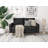 Cilla 58.3'' Faux Leather Loveseat-1541854714-1595852059